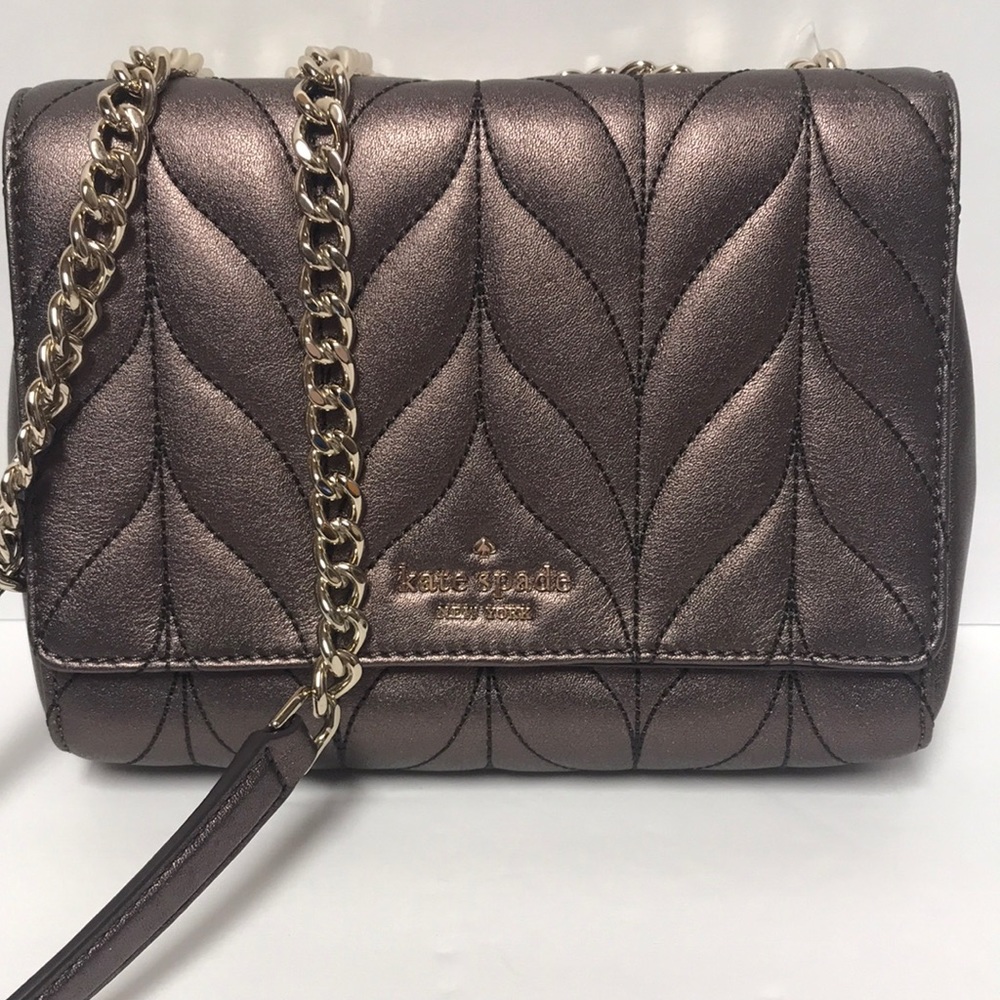 Kate Spade Metallic Bronze Crossbody